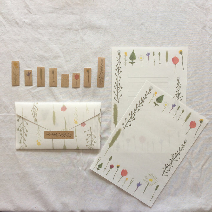 Kisetsu no Tegamiya / Letter Set -Pressed flowers