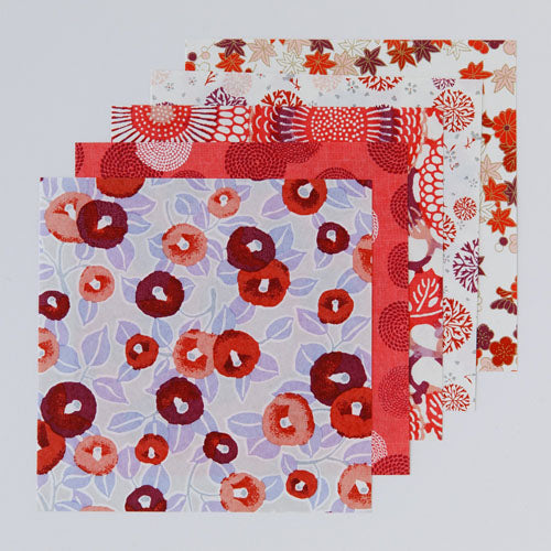 SHOGADO / Patterned Washi Paper (Origami) -Red 29241