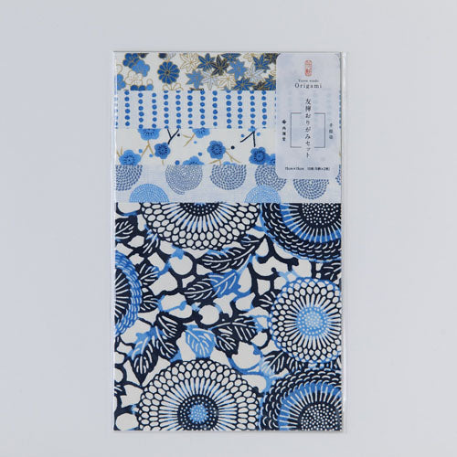 SHOGADO / Patterned Washi Paper (Origami) -Blue 29242