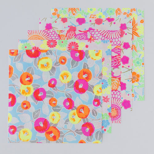SHOGADO / Patterned Washi Paper (Origami) -Neon-1 29244