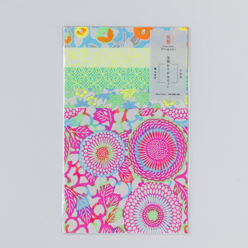 SHOGADO / Patterned Washi Paper (Origami) -Neon-2 29245