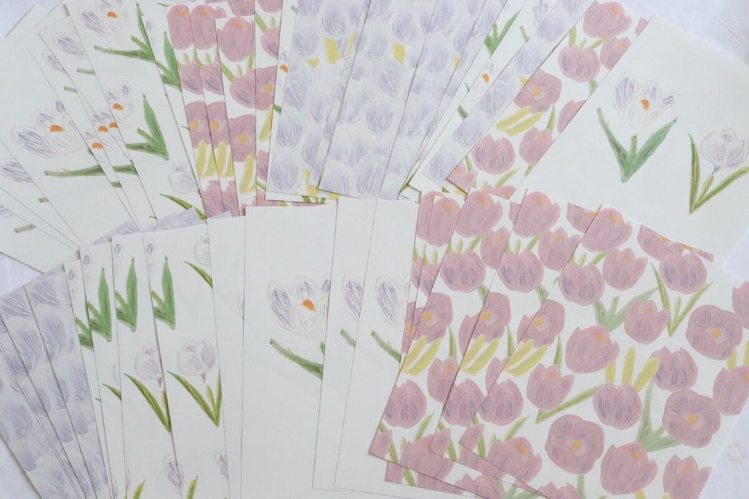 Kisetsu no Tegamiya / Letter Set -Crocus