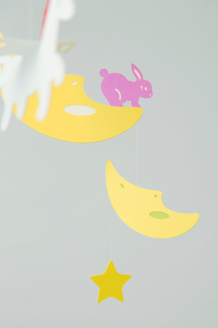 Paper Mobile -Around the moon-
