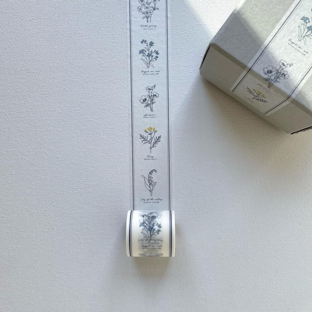 Hutte paper works / Washi tape -wild flowers PMT-084