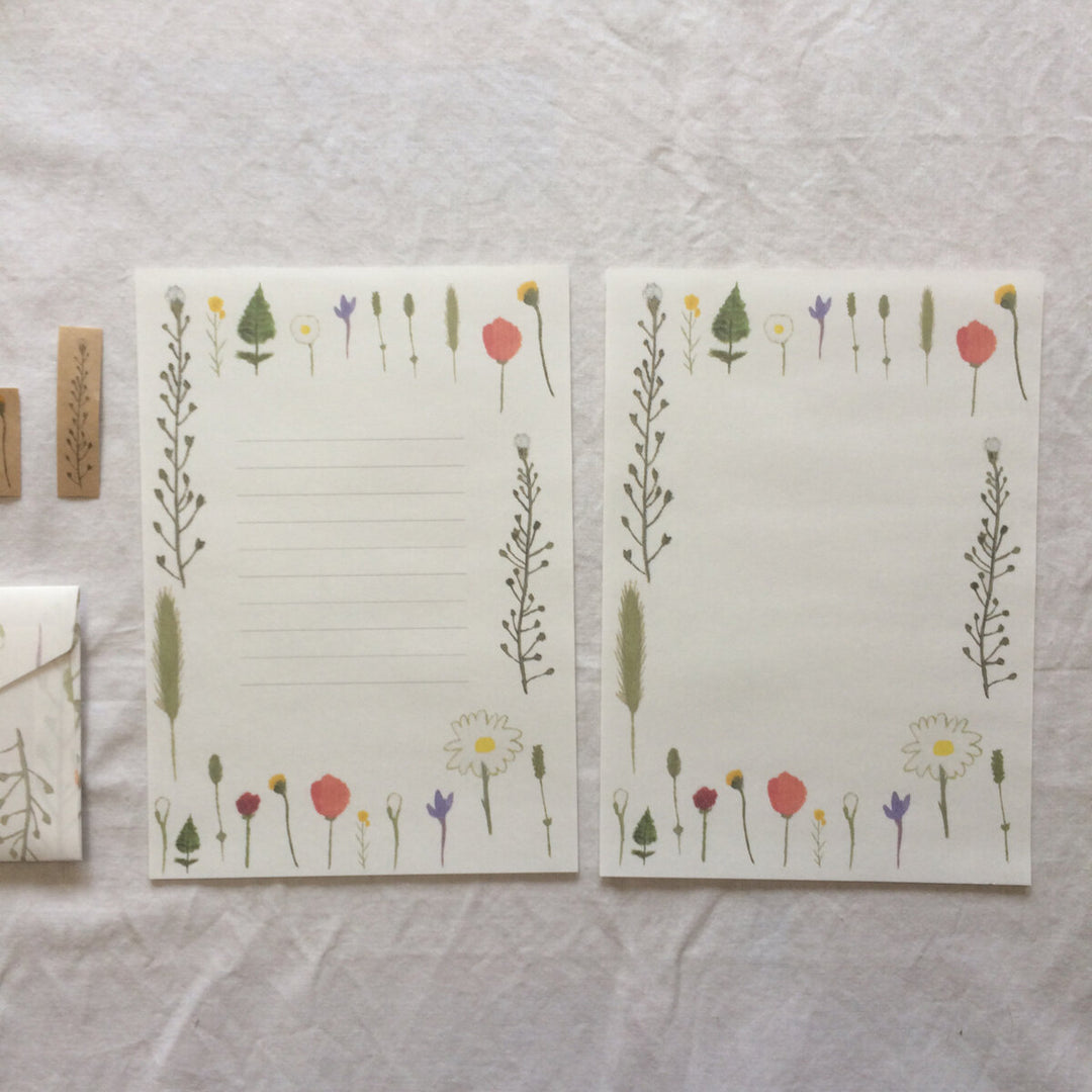 Kisetsu no Tegamiya / Letter Set -Pressed flowers
