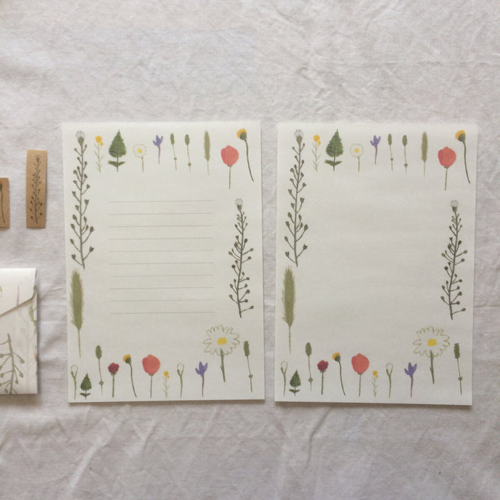 Kisetsu no Tegamiya / Letter Set -Pressed flowers
