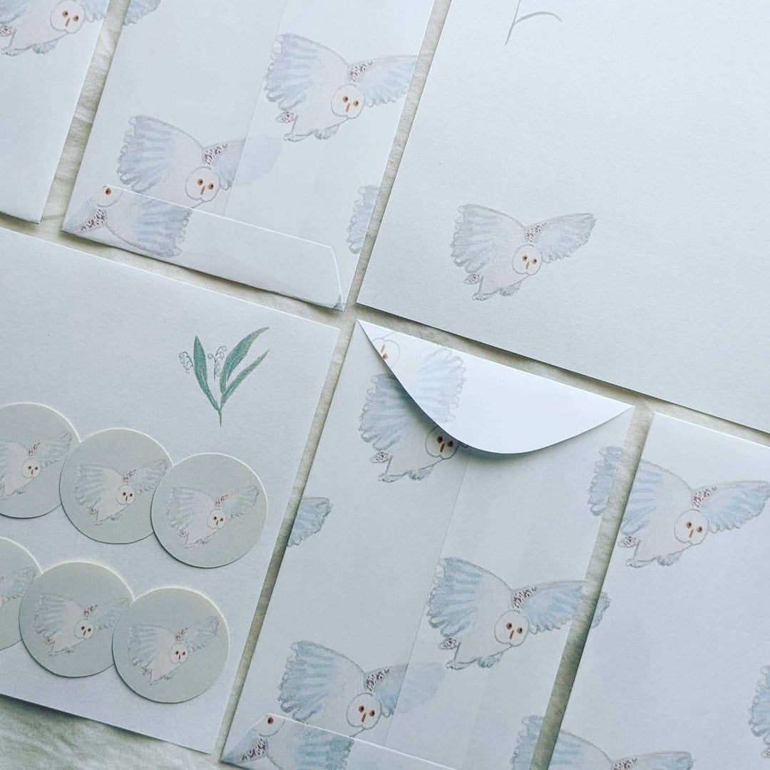 Kisetsu no Tegamiya / Letter writing set -Owls