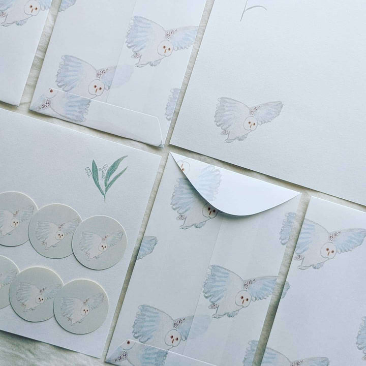 Kisetsu no Tegamiya / Letter writing set -Owls