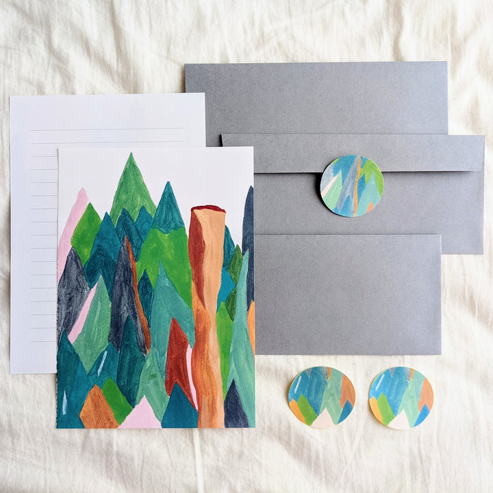 Kisetsu no Tegamiya / Letter Sets -Mountains seen with my daughter