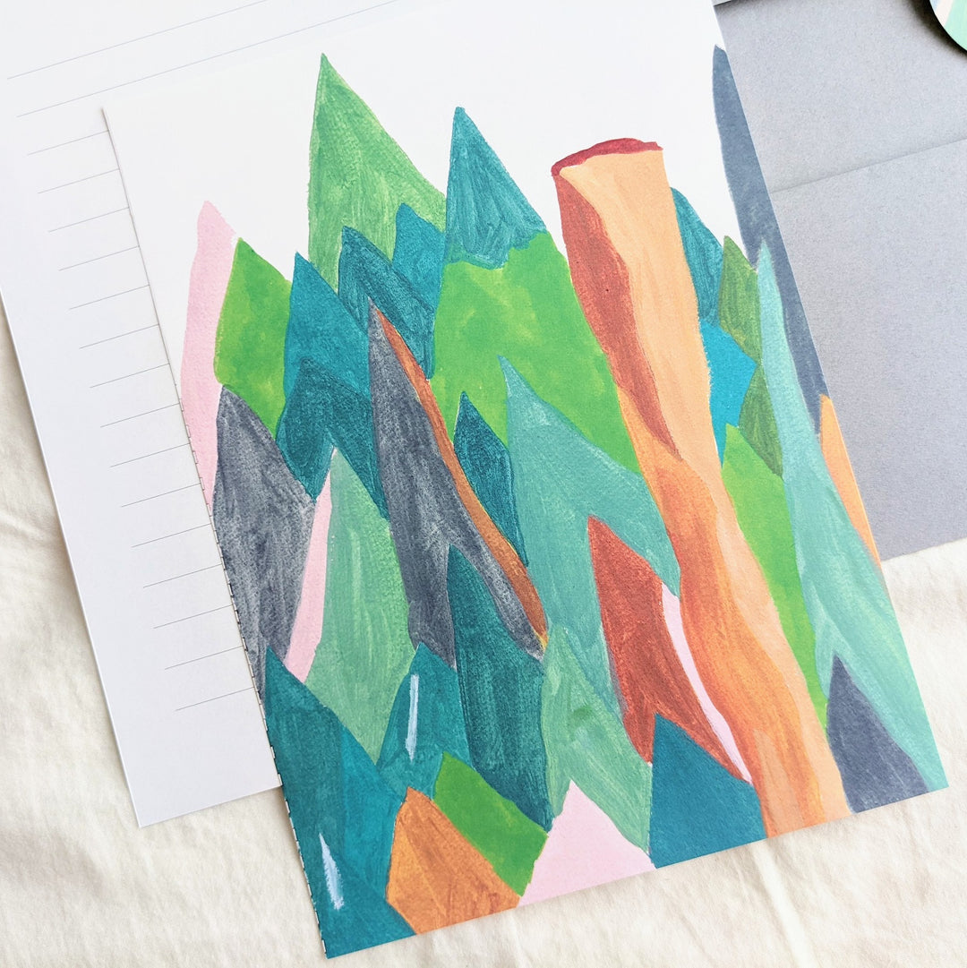 Kisetsu no Tegamiya / Letter Sets -Mountains seen with my daughter