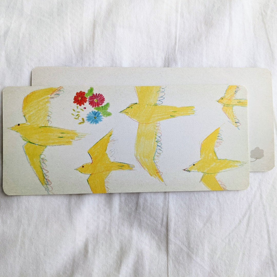 Yuko Omori / Note card -birds