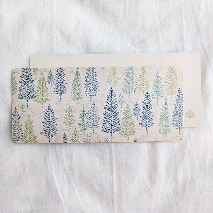 Yuko Omori / Note card -mominoki green