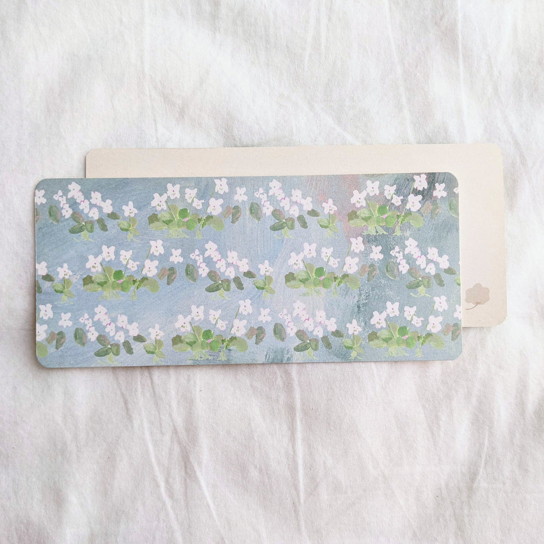 Yuko Omori / Note card -shiro sumire