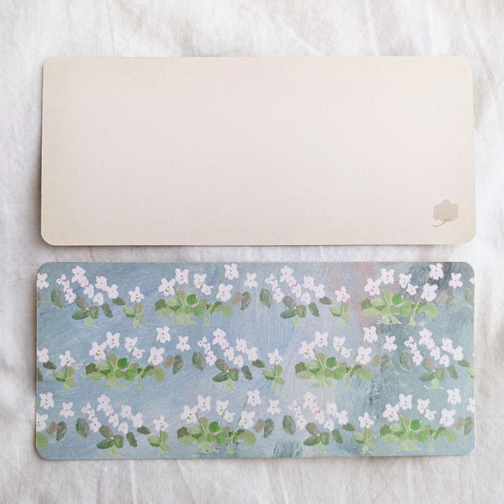 Yuko Omori / Note card -shiro sumire