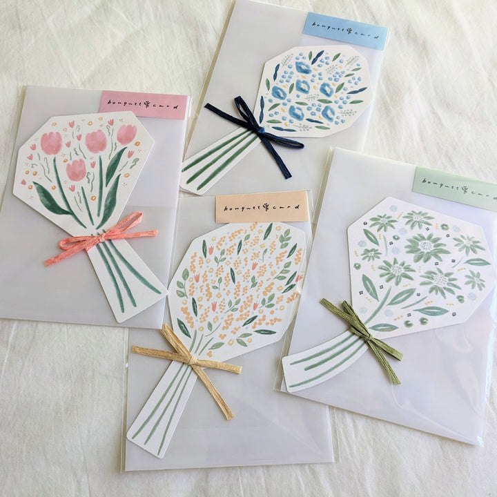 Bouquet Card -Yellow