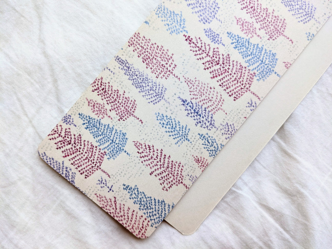 Yuko Omori / Note card -mominoki red