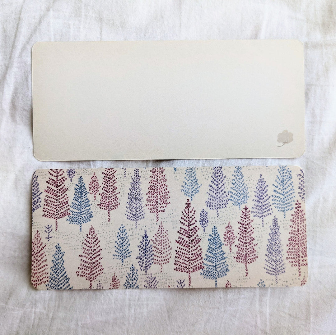 Yuko Omori / Note card -mominoki red