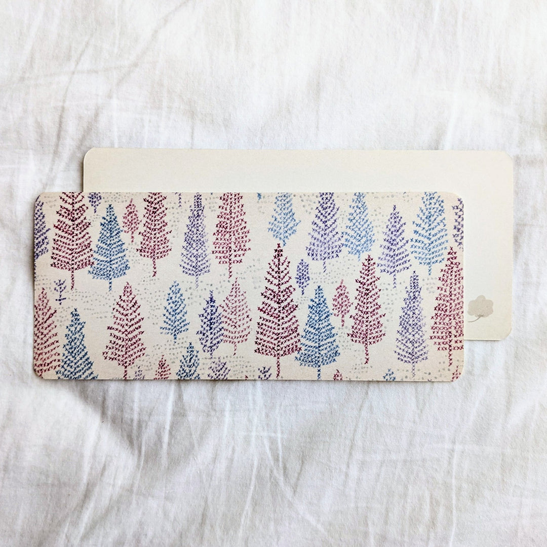 Yuko Omori / Note card -mominoki red