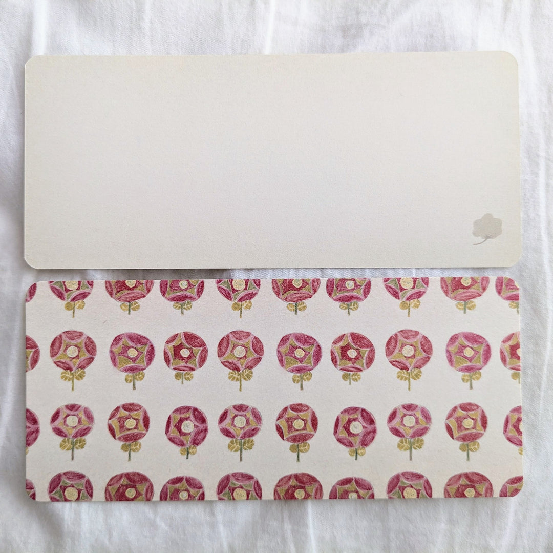 Yuko Omori / Note card -akai hana