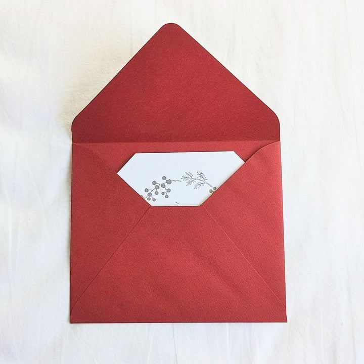 Hutte paper works / Christmas Card -Wreath/Wreath2/Christmas tree/Fir Tree Leaves