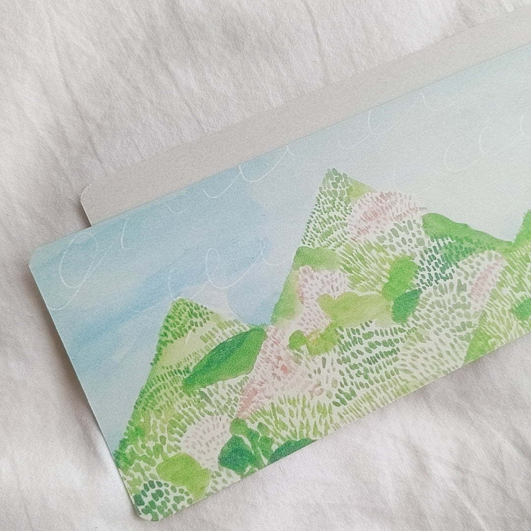 Yuko Omori / Note card -yama nobori