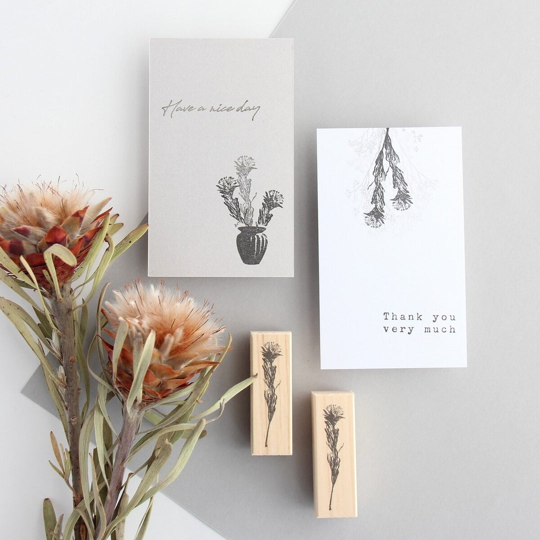 always smile... / Rubber Stamp -Purmotsum