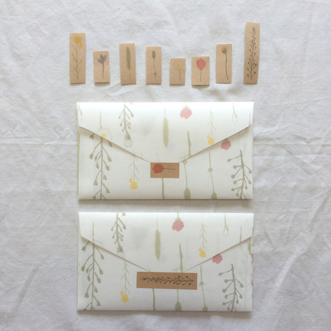 Kisetsu no Tegamiya / Letter Set -Pressed flowers