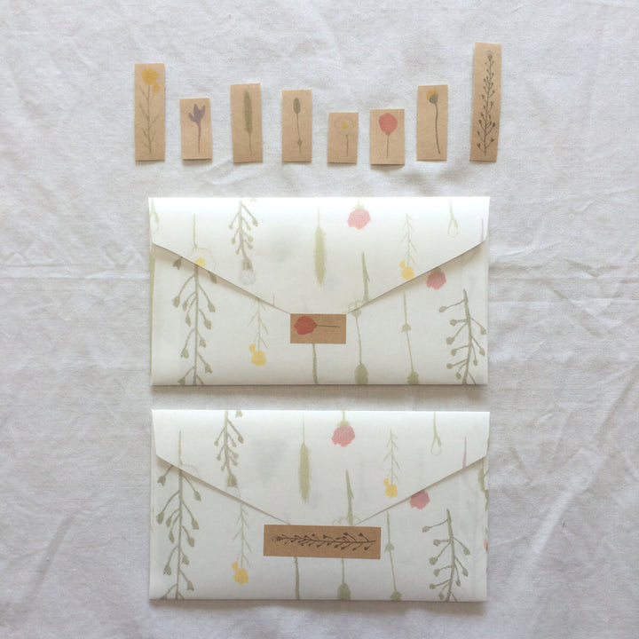 Kisetsu no Tegamiya / Letter Set -Pressed flowers
