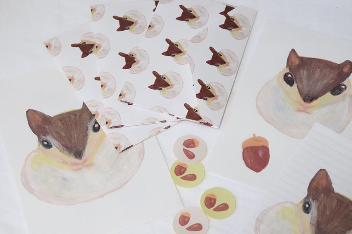 Kisetsu no Tegamiya / Letter Set -Squirrel