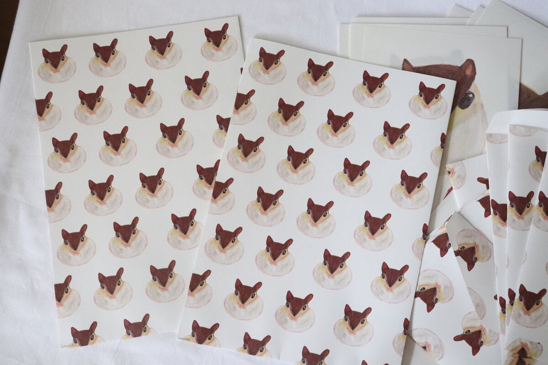 Kisetsu no Tegamiya / Paper Bags -Squirrel