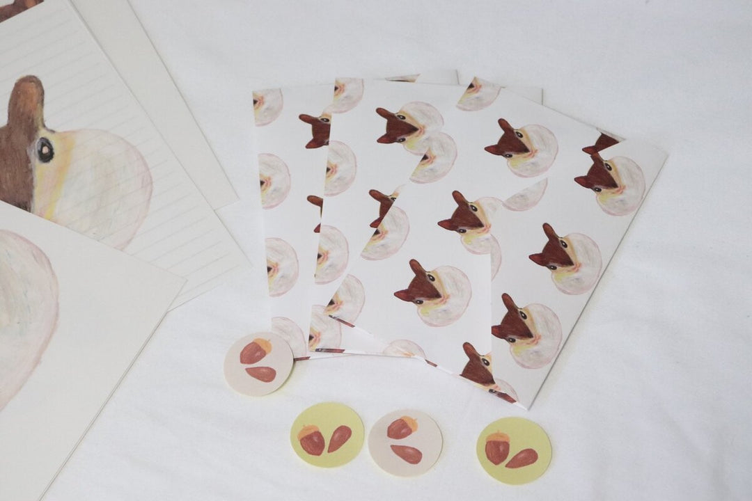 Kisetsu no Tegamiya / Letter Set -Squirrel