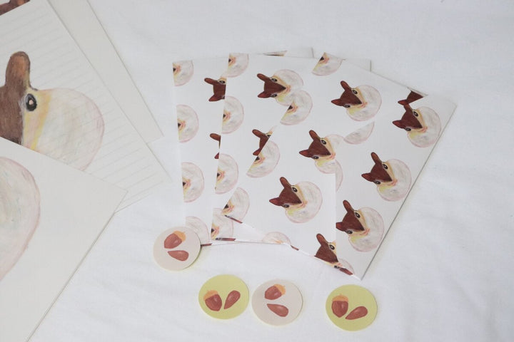 Kisetsu no Tegamiya / Letter Set -Squirrel