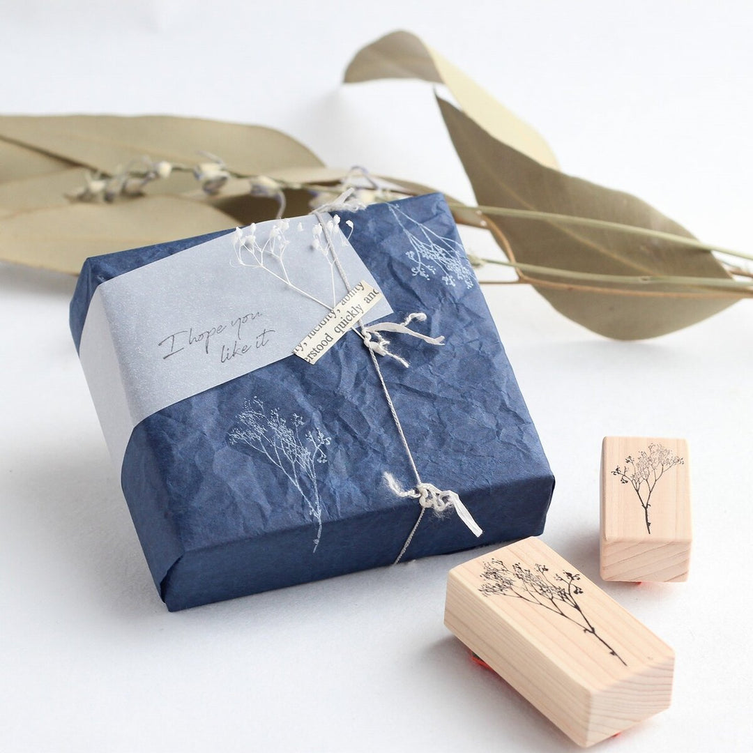 always smile... / Rubber Stamp -Haze of florets S