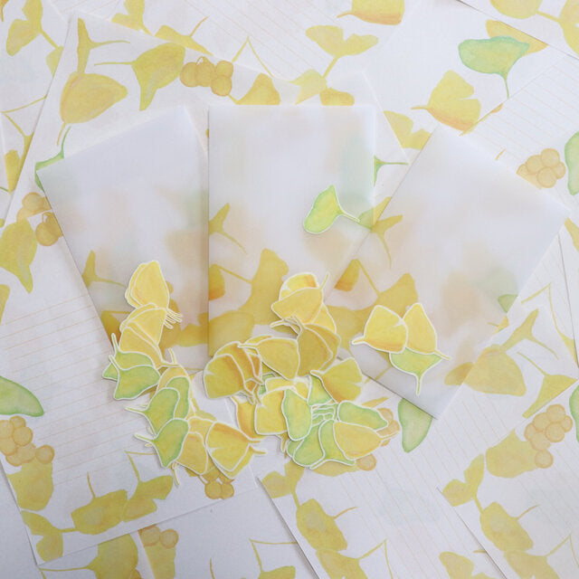 Kisetsu no Tegamiya / Letter set -Ginkgoes