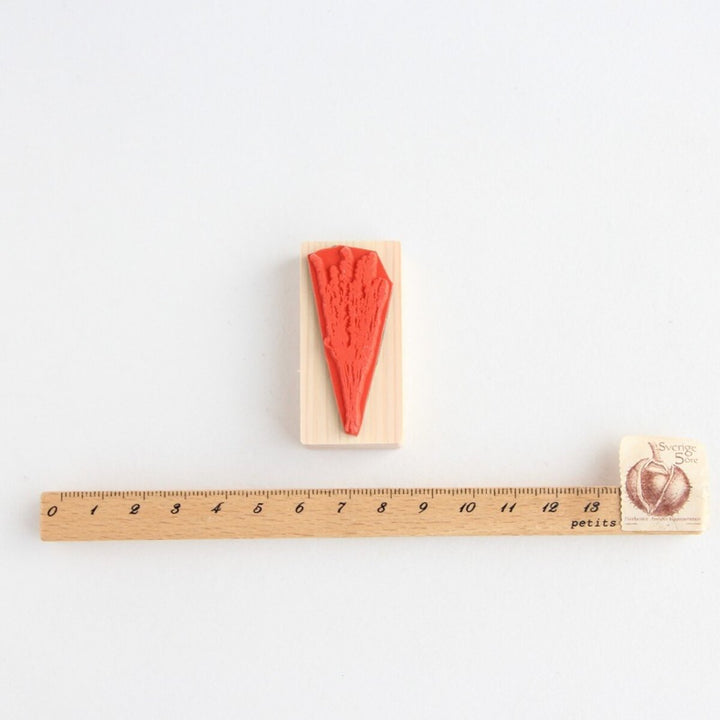 always smile... / Rubber stamp -Delphinium