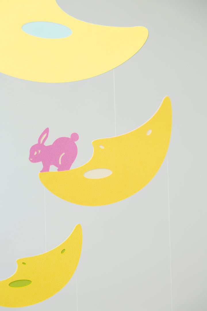 Paper Mobile -Around the moon-