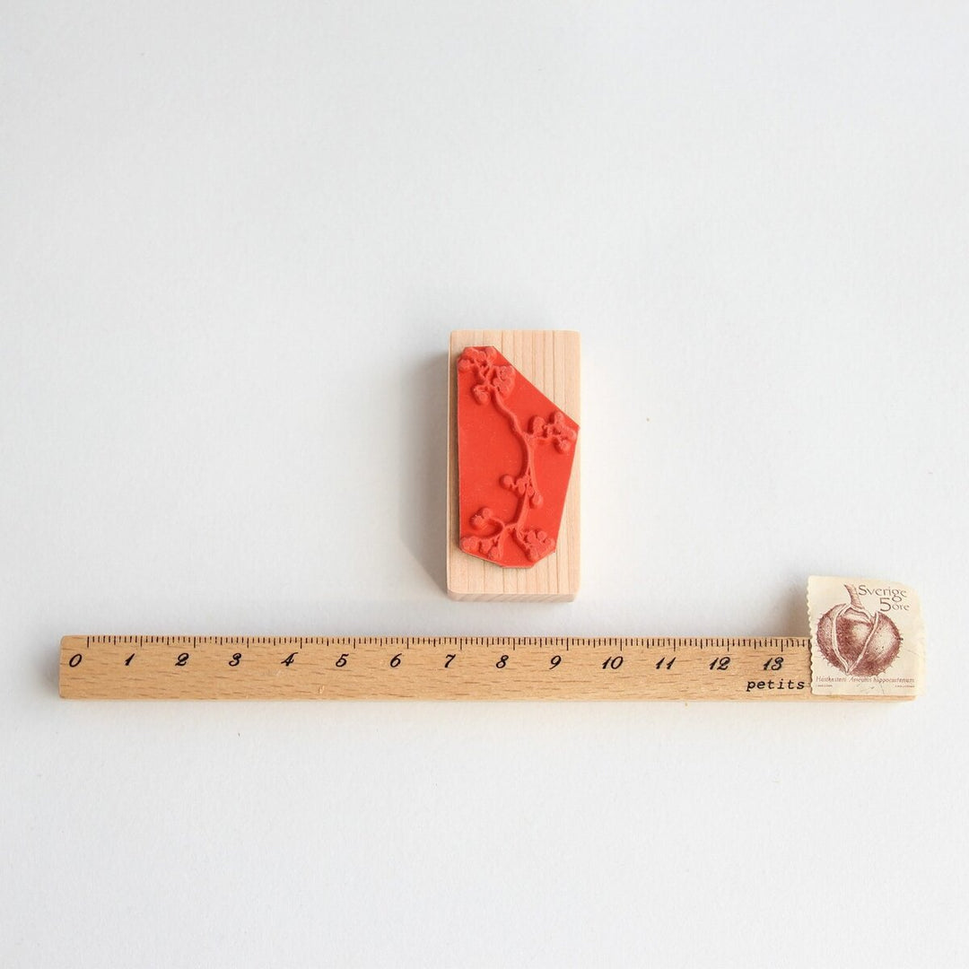 always smile... / Rubber stamp -Paederia foetida