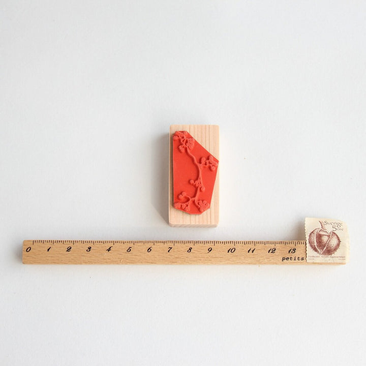 always smile... / Rubber stamp -Paederia foetida