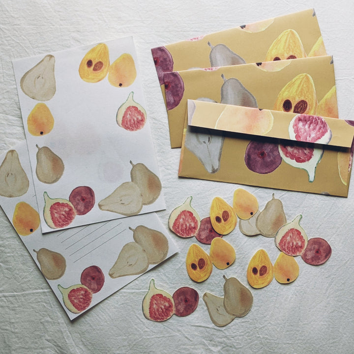 Kisetsu no Tegamiya / Letter set -Autumn Fruits