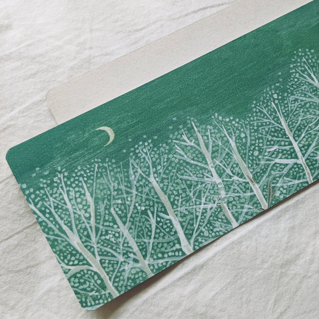 Yuko Omori / Note card -midori no kodachi