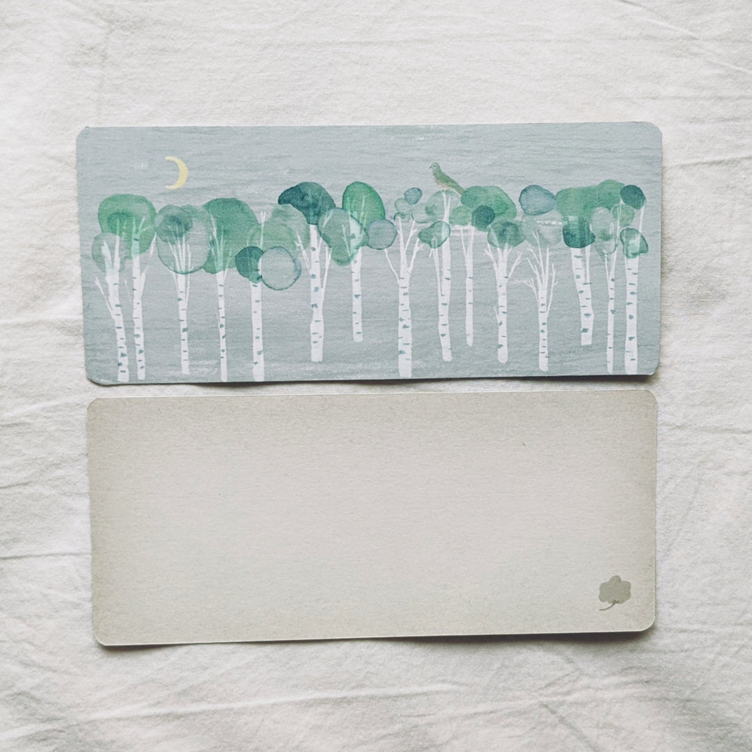 Yuko Omori / Note card -shirakaba no mori