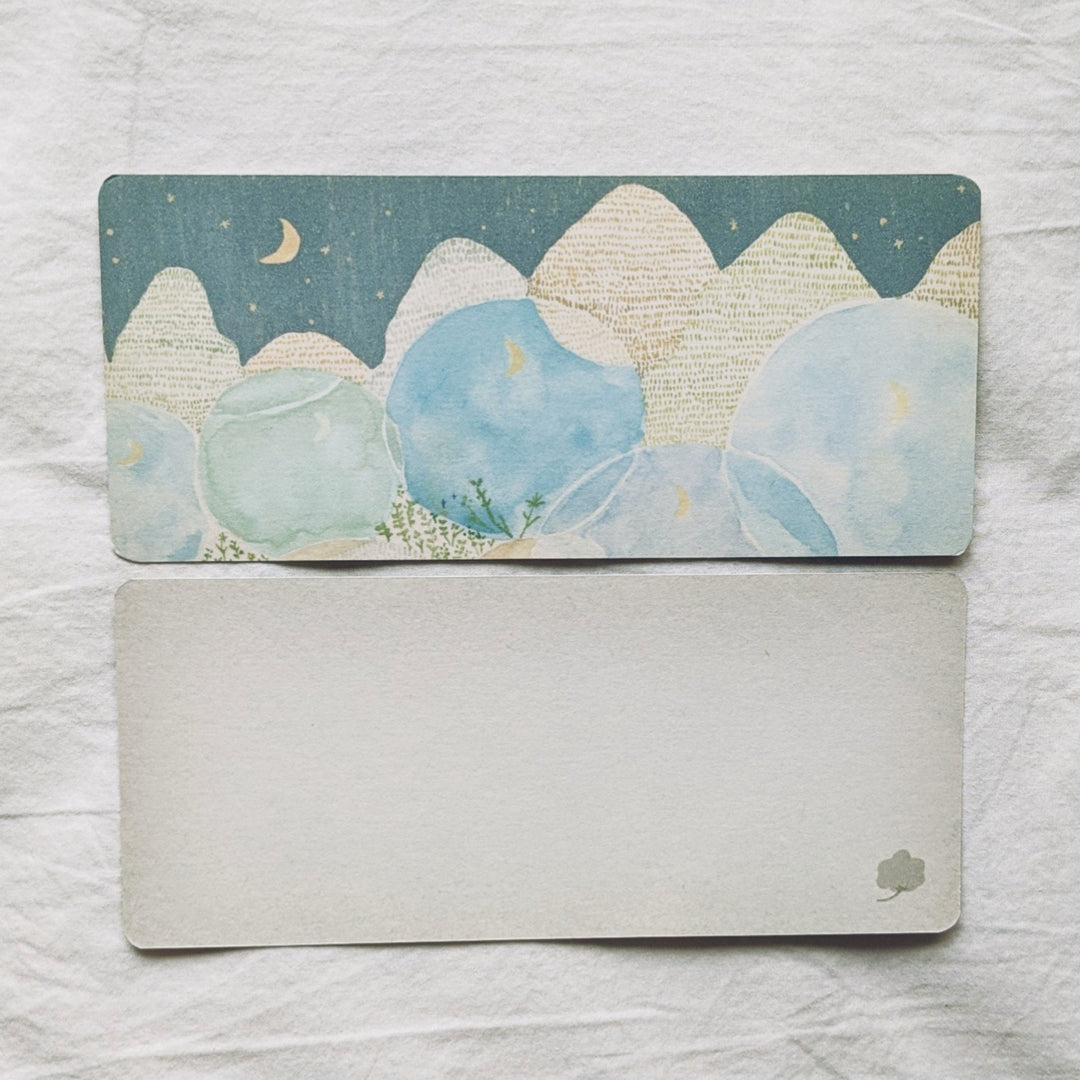 Yuko Omori / Note card -mizuumi to tsuki