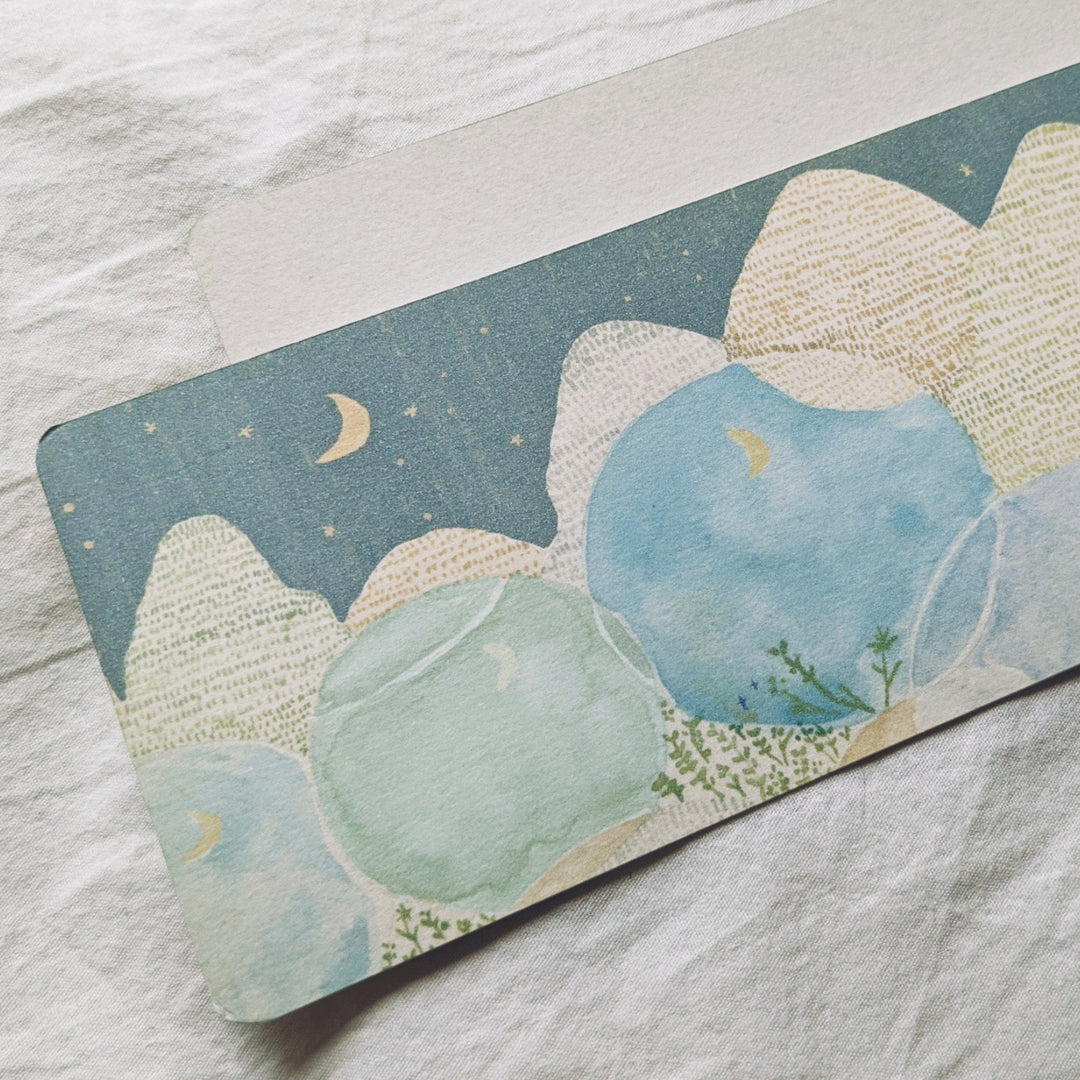 Yuko Omori / Note card -mizuumi to tsuki