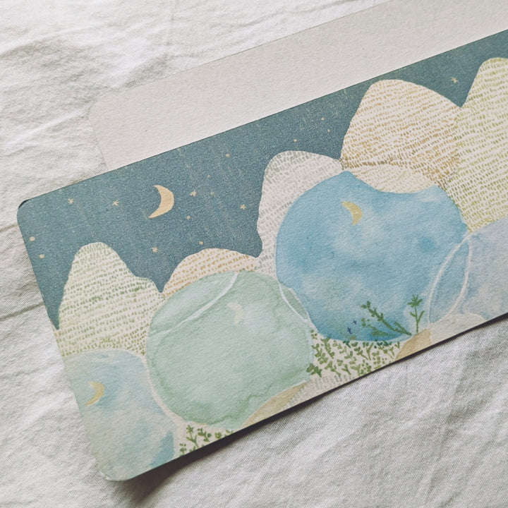 Yuko Omori / Note card -mizuumi to tsuki