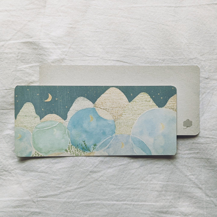 Yuko Omori / Note card -mizuumi to tsuki