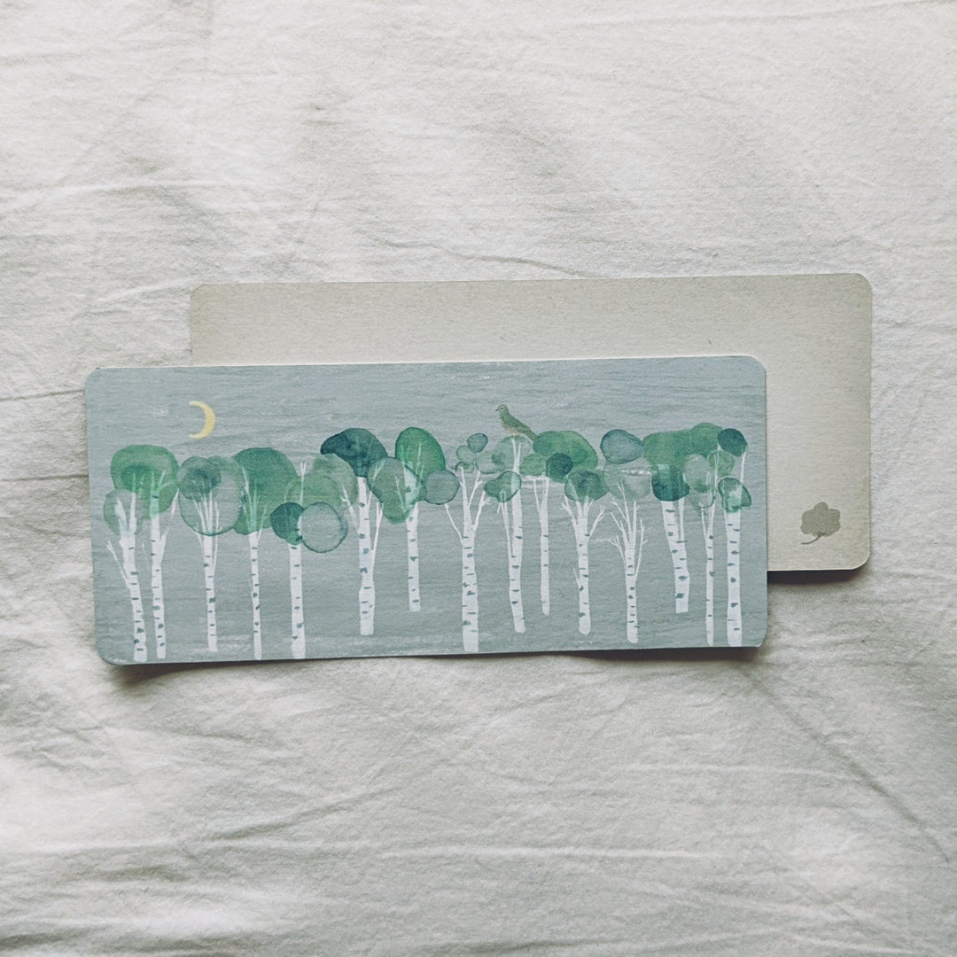 Yuko Omori / Note card -shirakaba no mori