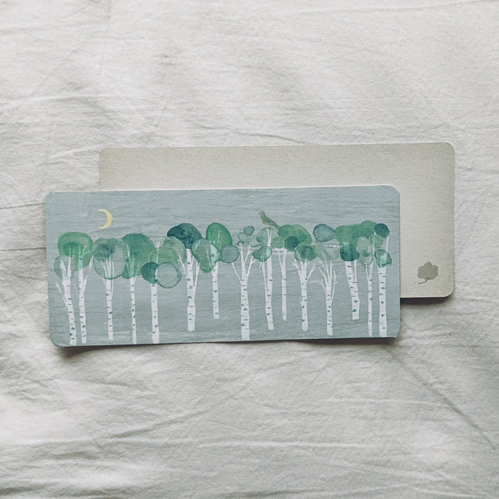 Yuko Omori / Note card -shirakaba no mori